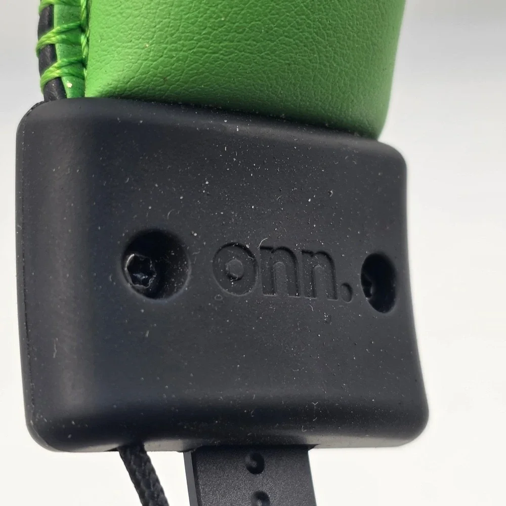onn. Wired‎ Gaming Headset with Microphone Black Neon Green 3.5mm Jack L3